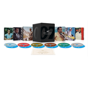 James Bond - Sean Connery Collection Limited Edition Steelbook Library Case (6 Film) 4K Ultra HD