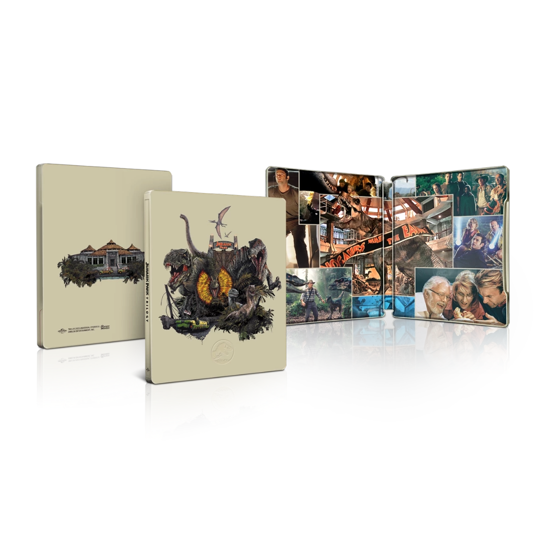 Jurassic Park Trilogy Limited Edition Steelbook 4K Ultra HD + Blu-Ray
