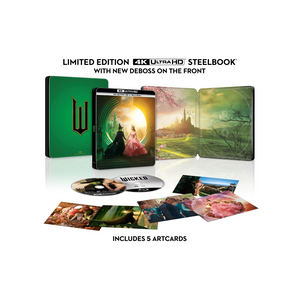 Wicked (2024) Limited Collectors Edition Steelbook 4K Ultra HD + Blu-Ray