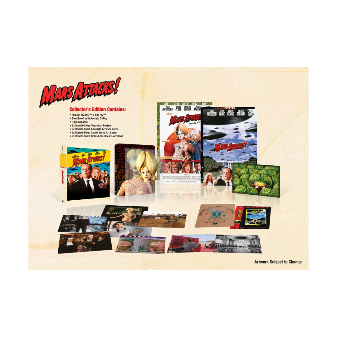Mars Attacks Limited Collectors Edition 4K Ultra HD + Blu-Ray