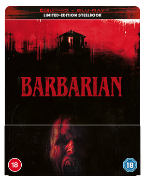 Barbarian Limited Edition Steelbook 4K Ultra HD + Blu-Ray