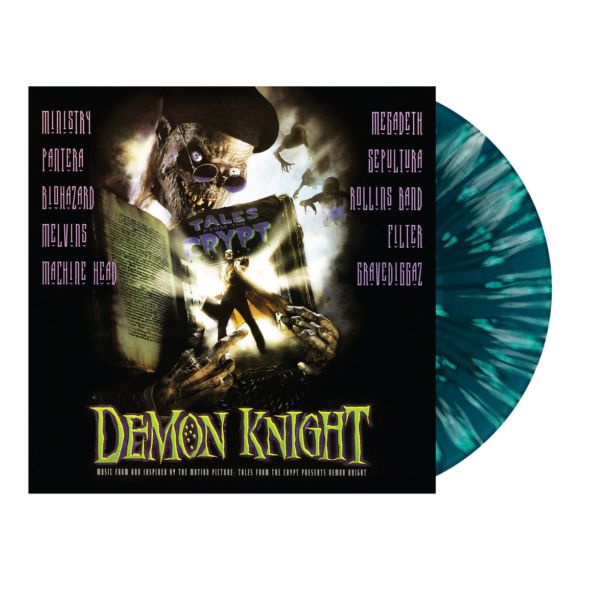 Tales From The Crypt Presents: Demon Knight (Original Soundtrack) (Blue/White Cryptkeeper Halloween Splatter Vinyl)