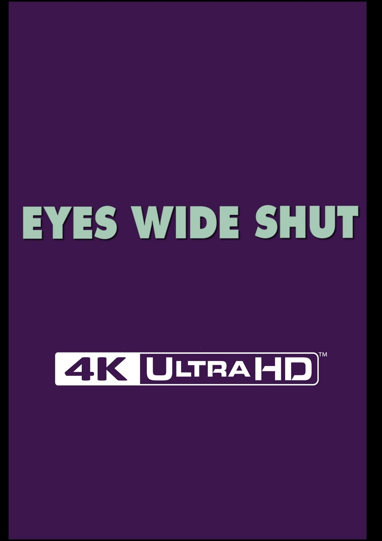 Eyes Wide Shut Limited Edition Steelbook 4K Ultra HD + Blu-Ray