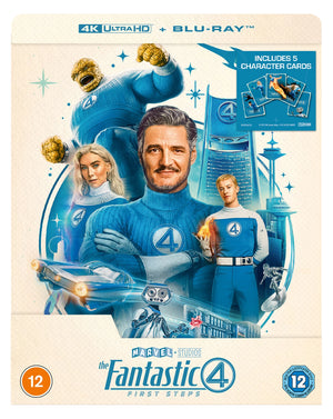 The Fantastic Four: First Steps Limited Edition Steelbook 4K Ultra HD + Blu-Ray