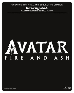 Avatar - Fire And Ash 3D+2D Limited Edition Steelbook Blu-Ray