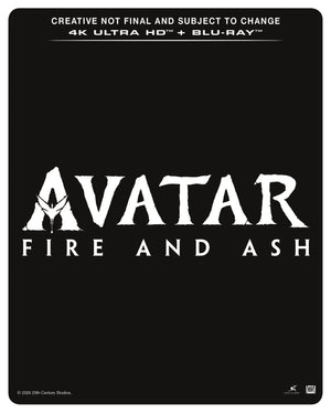 Avatar - Fire And Ash Limited Edition Steelbook 4K Ultra HD + Blu-Ray