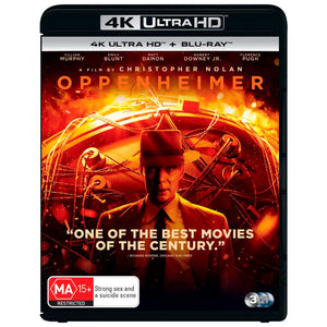 Oppenheimer 4K Ultra HD + Blu-Ray