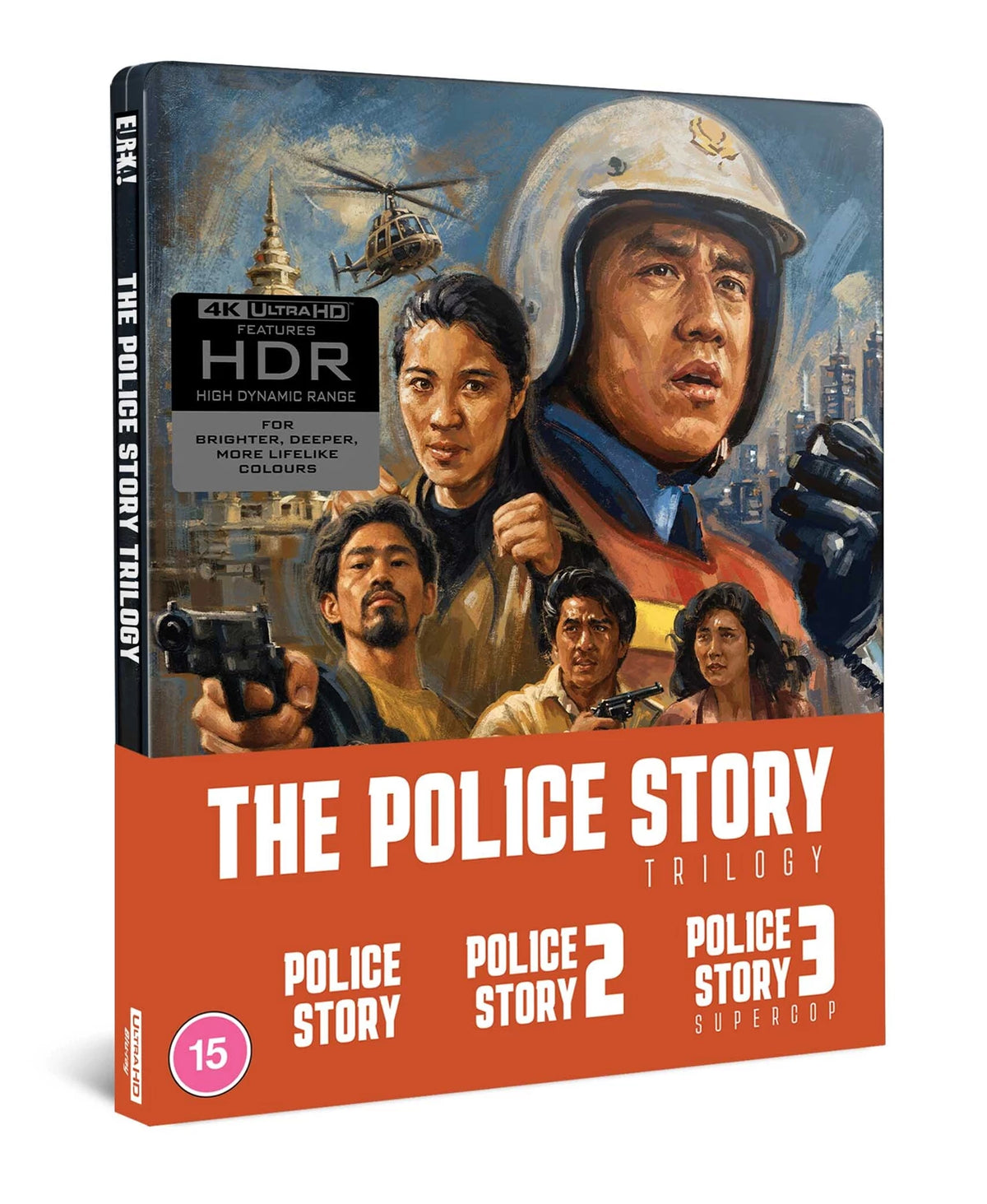 The Police Story Trilogy Limited Edition Steelbook 4K Ultra HD