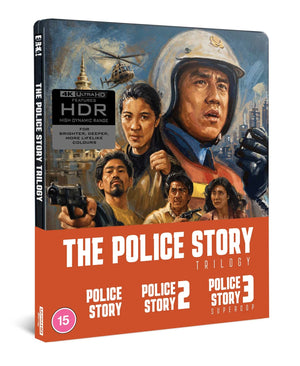The Police Story Trilogy Limited Edition Steelbook 4K Ultra HD