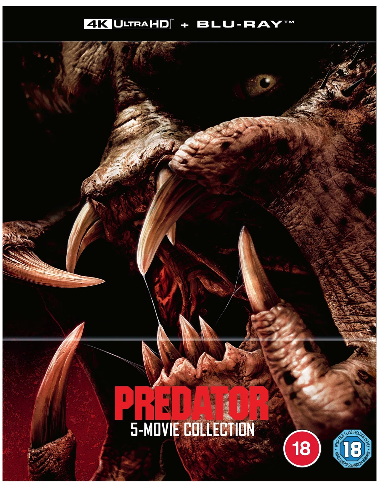 Predator 1 To 5 Movie Collection 4K Ultra HD + Blu-Ray