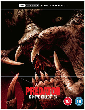 Predator 1 To 5 Movie Collection 4K Ultra HD + Blu-Ray