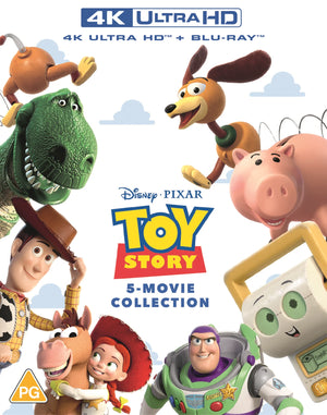 Toy Story 1 to 5 4K Ultra HD + Blu-Ray