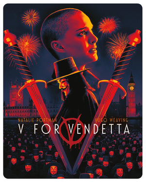 V For Vendetta Limited Edition Steelbook 4K Ultra HD + Blu-Ray