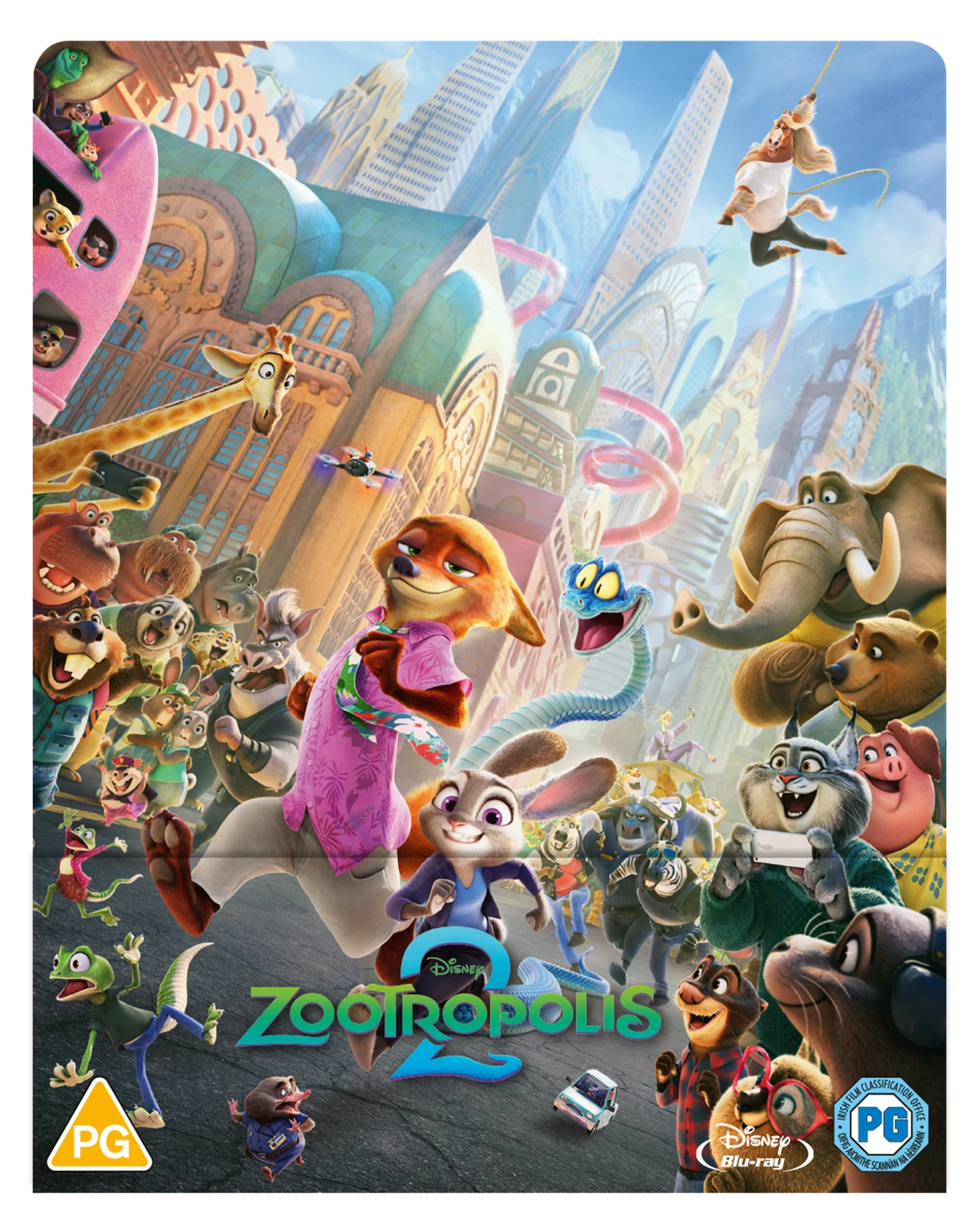 Zootopia 2 (Zootropolis 2) Limited Edition Steelbook Blu-Ray