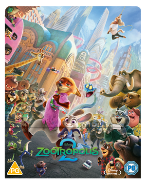 Zootopia 2 (Zootropolis 2) Limited Edition Steelbook Blu-Ray